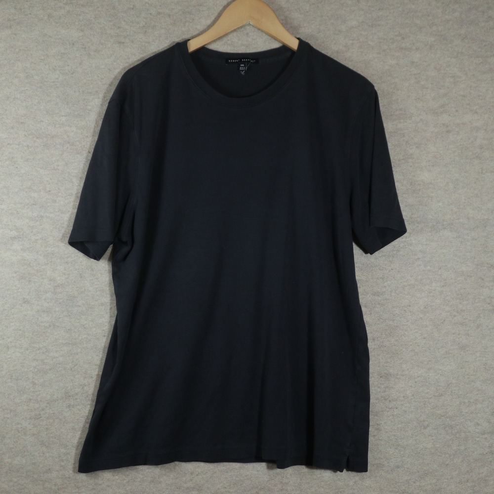 Robert Barakett T-Shirt XXL Modern Navy Blue Luxury Essential Tee
